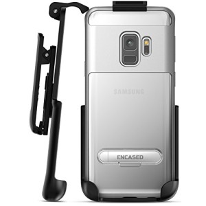 Galaxy S9 Reveal Case and Holster Silver