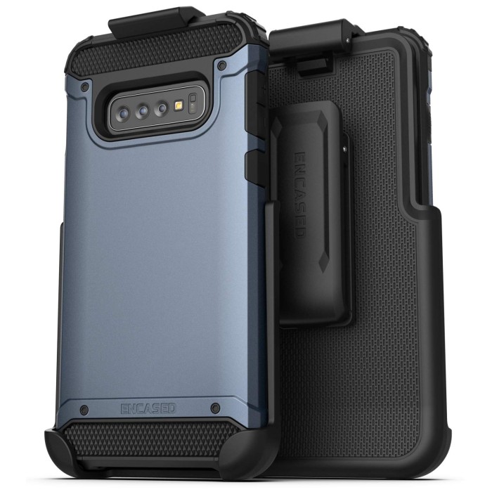 Galaxy S10 Plus Scorpio Case And Holster Blue