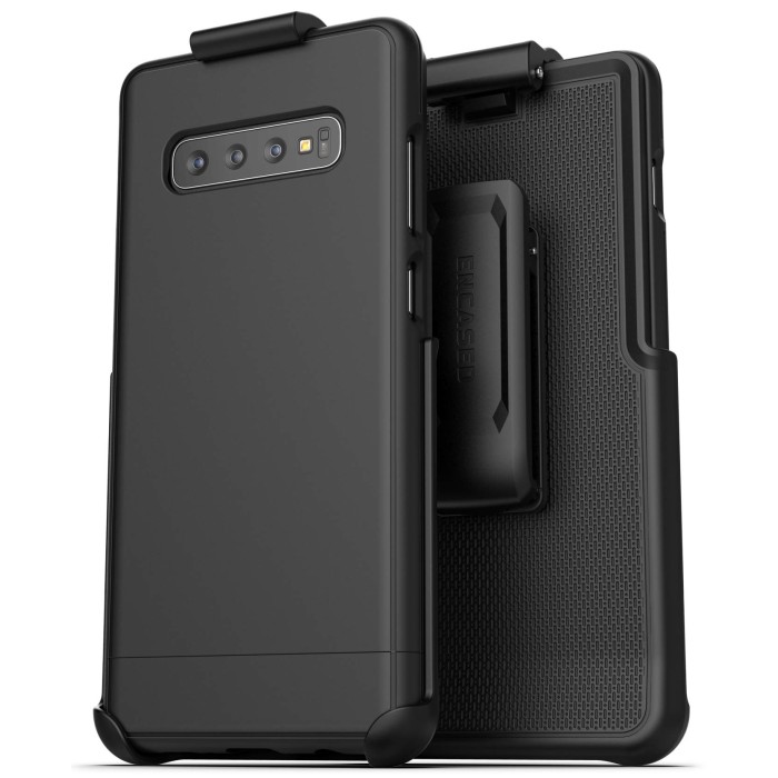 Galaxy S10 Slimshield Case And Holster Black
