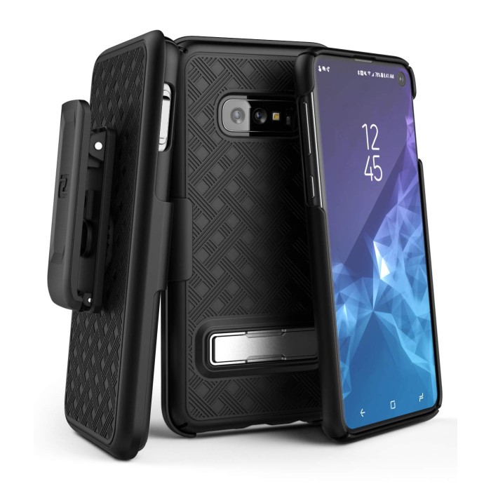 Galaxy S10e Slimline Case And Holster Black