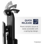 iPhone SE 2020 Black Scorpio Case with Belt Clip Holster
