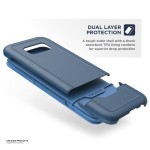 Galaxy S8 Rebel Case And Holster Blue