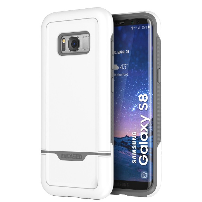 Galaxy S8 Rebel Case White
