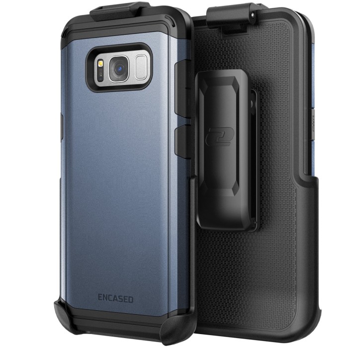 Galaxy S8 Scorpio R5 Case And Holster Blue