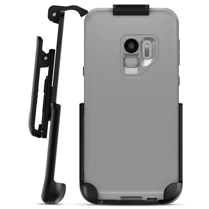 Galaxy S9 Lifeproof Fre Holster Black