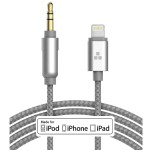 Thore MFi Lightning to 3.5mm  Aux Cable - Grey