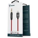 Thore MFi Lightning to 3.5mm  Aux Cable - Red