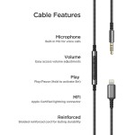 Headphone Cable With Remote Black