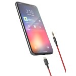 Headphone Cable With Remote Red