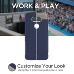 LG G5 Slimshield Case And Holster Blue