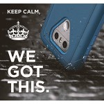LG G6 Rebel Case And Holster Blue