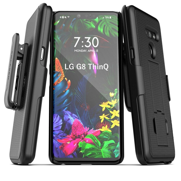 LG G8 Thinq Duraclip Case And Holster Black