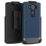 LG V10 Slimshield Case And Holster Blue