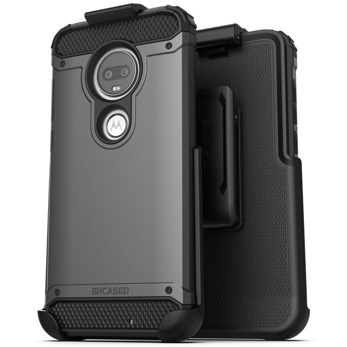 Moto-G7-Scorpio-Case-And-Holster-Grey-Grey-SS82GY-HL