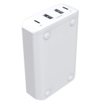 Multi Port 90w Power Hub with 2 USB C and 2 Standard USB A in White