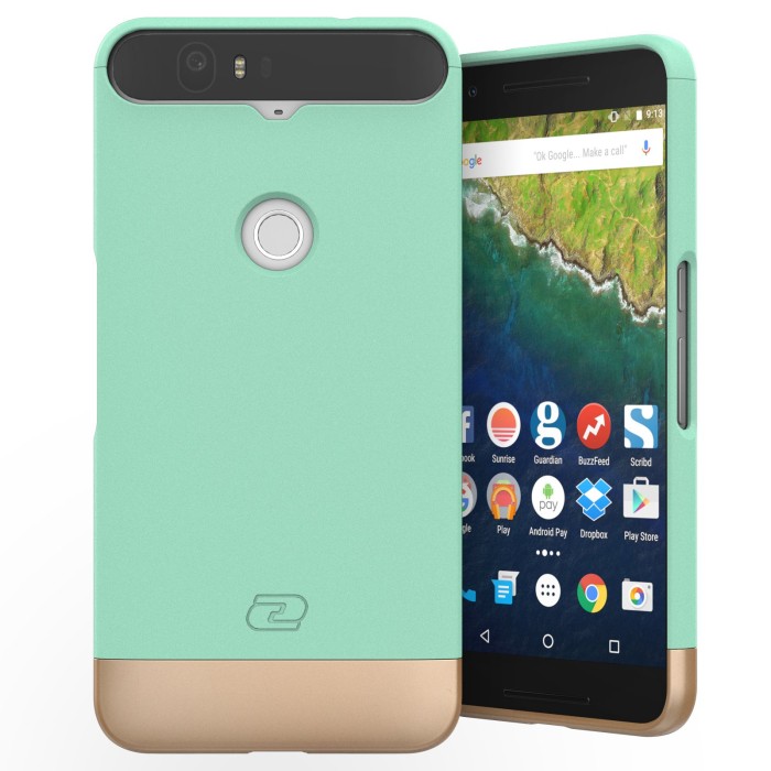 Nexus 6p Slimshield Case Green