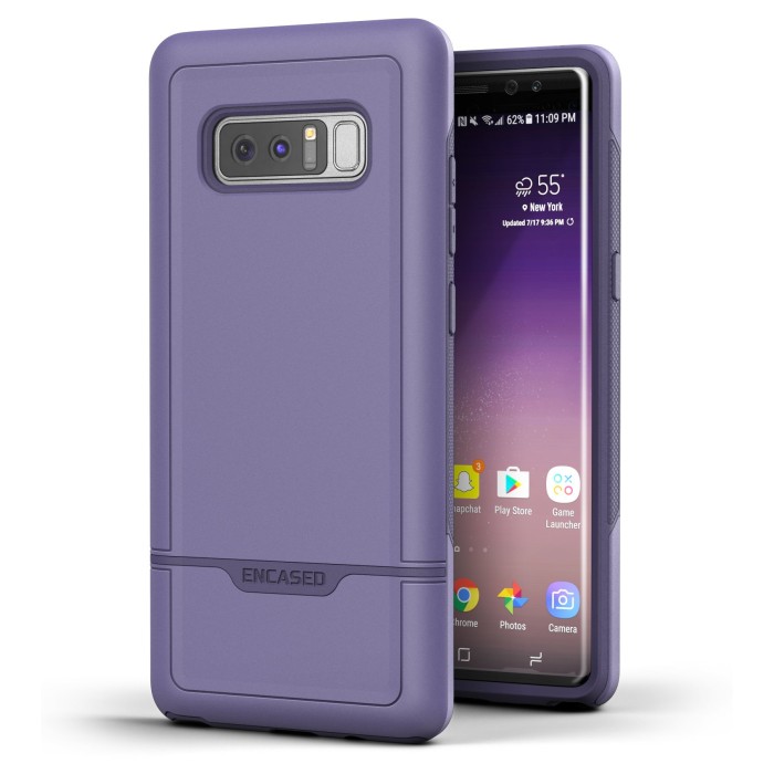 Note 8 Rebel Case Purple