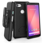 Pixel 3 Duraclip Case And Holster Black