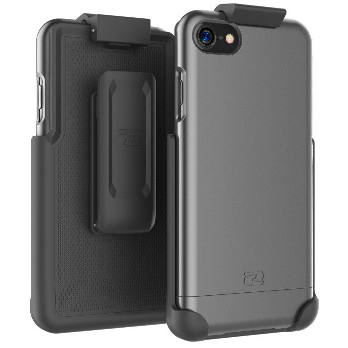 iPhone 7 SlimShield Case and Holster Grey