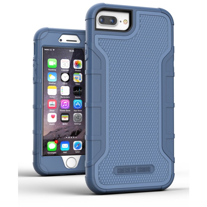 iPhone 7 Plus American Armor Case Blue