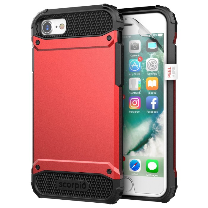 iPhone 8 Scorpio R7 Case Red