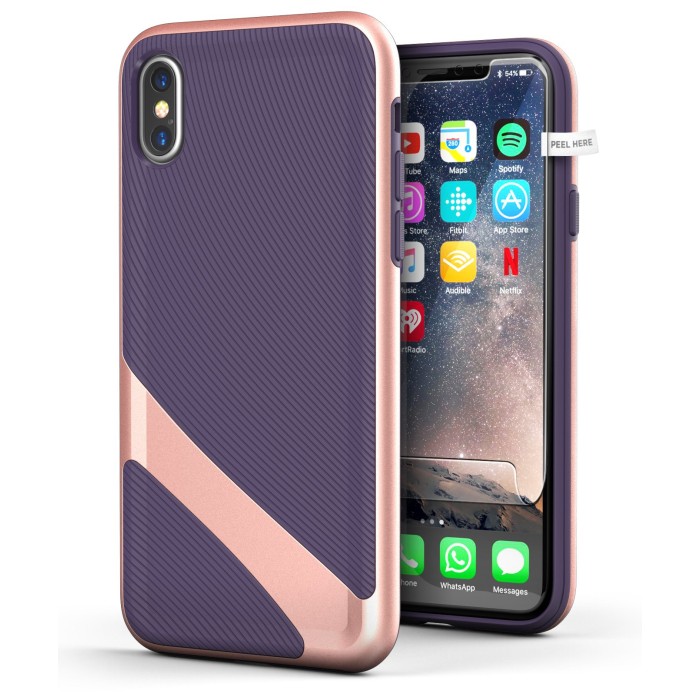 iPhone X Lexion Case Purple