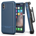 iPhone X Rebel Case And Holster Blue