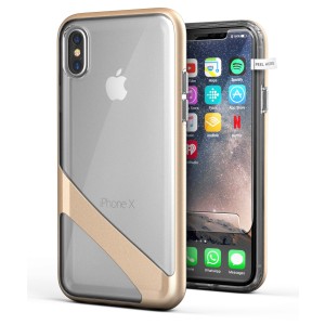iPhone X Reveal Case Gold