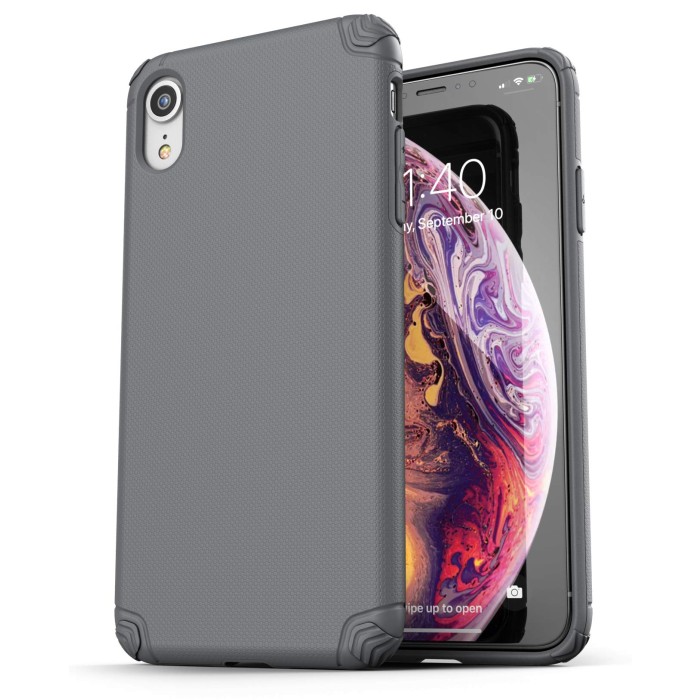iPhone XR Nova Case And Holster Grey