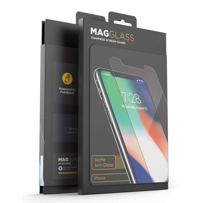 iPhone XS Max Magglass Screen Protector Matte Anti Glare Case Friendly