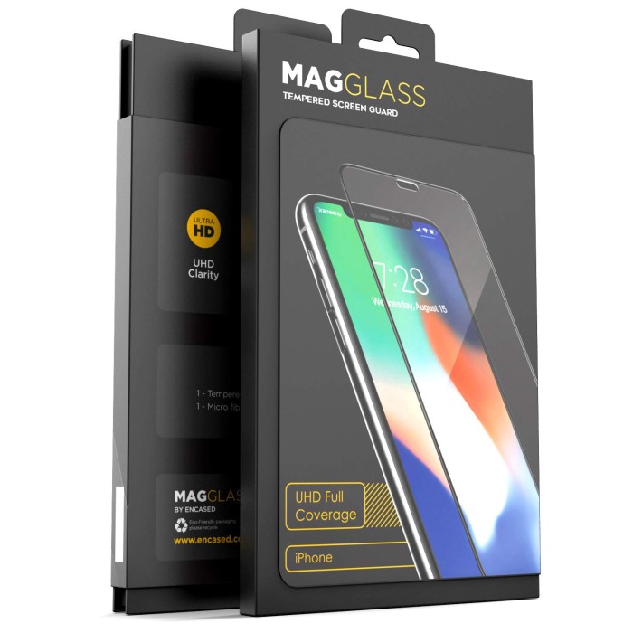 iPhone XS Max Magglass Screen Protector Full Adhesive Glue Edge to Edge