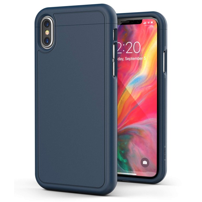 iPhone XS Max Slimshield Case And Holster Blue