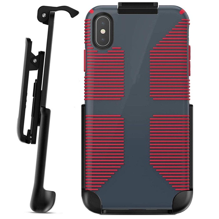iPhone XS Max Speck Candyshell Grip Holster