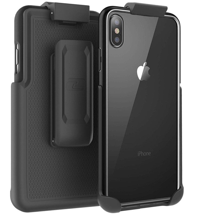 iPhone XS Max Youmaker Crystal Clear Case Holster