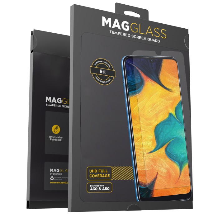 Samsung Galaxy A30/A50 Case Friendly Magglass Tempered Glass