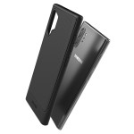 Galaxy Note 10 Plus Thin Armor - Black Case with Holster