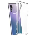 (2 Pack) Galaxy Note 10 Plus Thin Armor and Clear Back Case Blue
