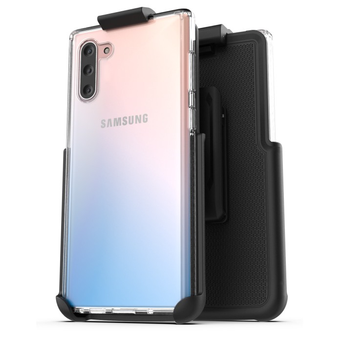 Galaxy Note 10 Clear Case with Holster