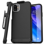 iPhone 11 Thin Armor Case and Holster Black