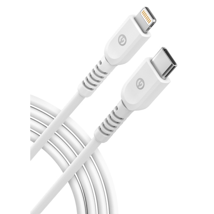 Lightning to USB C TPU Cable 6 in White