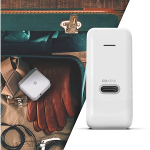 Alternative view of Galvanox 45W USB-C PD Fast Charger - Ultra Compact Travel Adapter