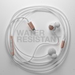 Braided iPhone Lightning Earbuds (Sweat/Water Resistant) with Mic/Volume Remote Gold