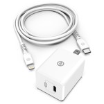 MFi Apple Certified USB C to Lightning Charger 5 ft White