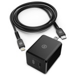 MFi Apple Certified USB C to Lightning Charger Black
