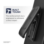 Galaxy S20 Ultra Thin Armor Case and Holster Black