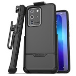 Galaxy S20 Ultra Rebel Case and Holster Black