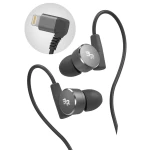 iPhone Earbuds Apple Certified Lightning Earphones Workout In Ear Headphones Black (V180)