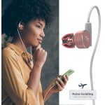 iPhone Earbuds Apple Certified Lightning Earphones Workout In Ear Headphones Rose (V180)