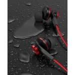 Wired Earphones for iPhone Headphone Apple Certified In Ear Lightning Earbuds Red (V120)