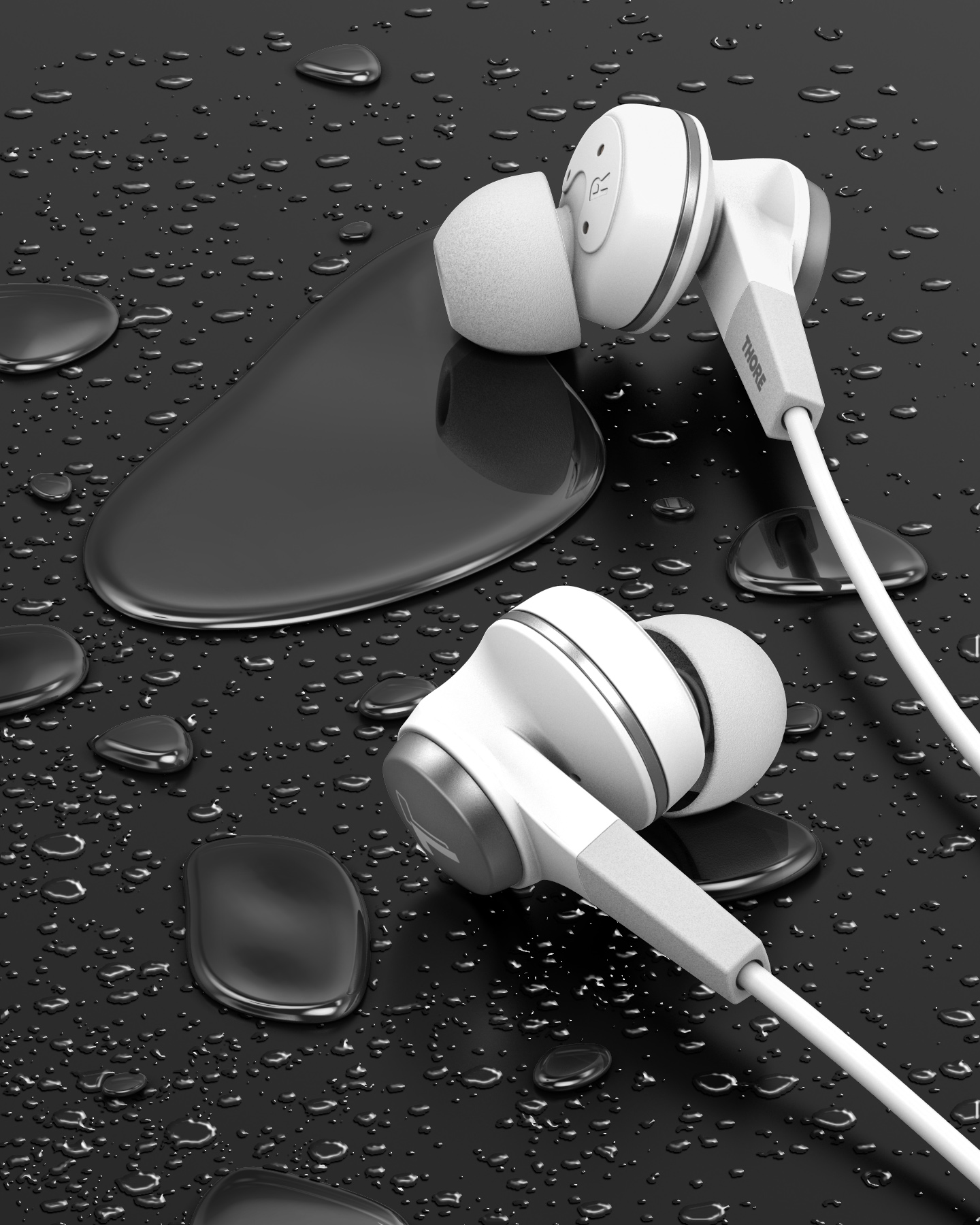 interval Hjemløs Stue Wired Earphones for iPhone Headphone Apple Certified In Ear Lightning  Earbuds White (V120) - Encased
